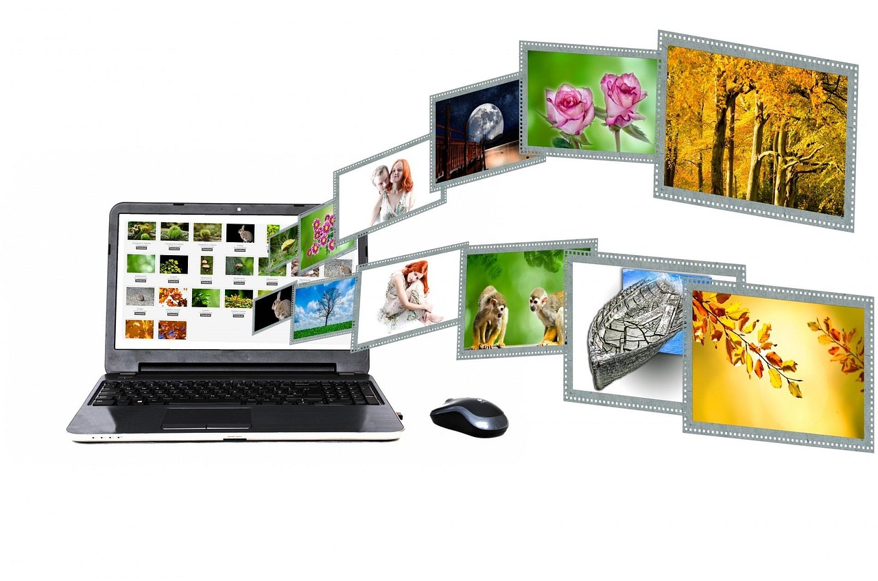 laptop portfolio website